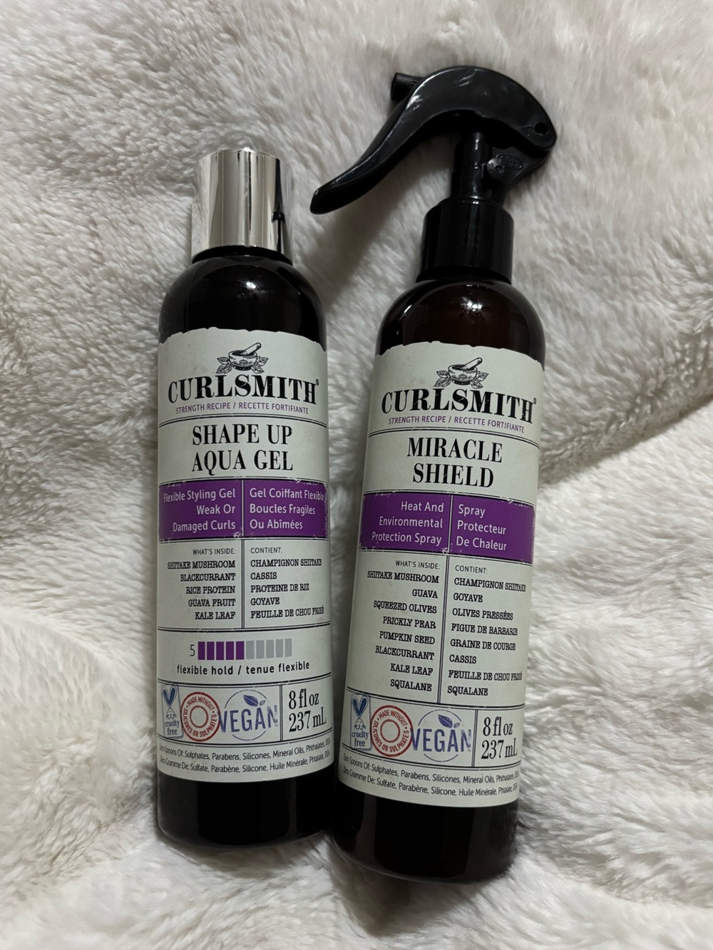 Curlsmith Kids Shape Up Aqua Gel & Miracle Shield Spray — Black